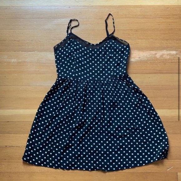 Polka dot baby doll dress XS - Picture 3 of 6